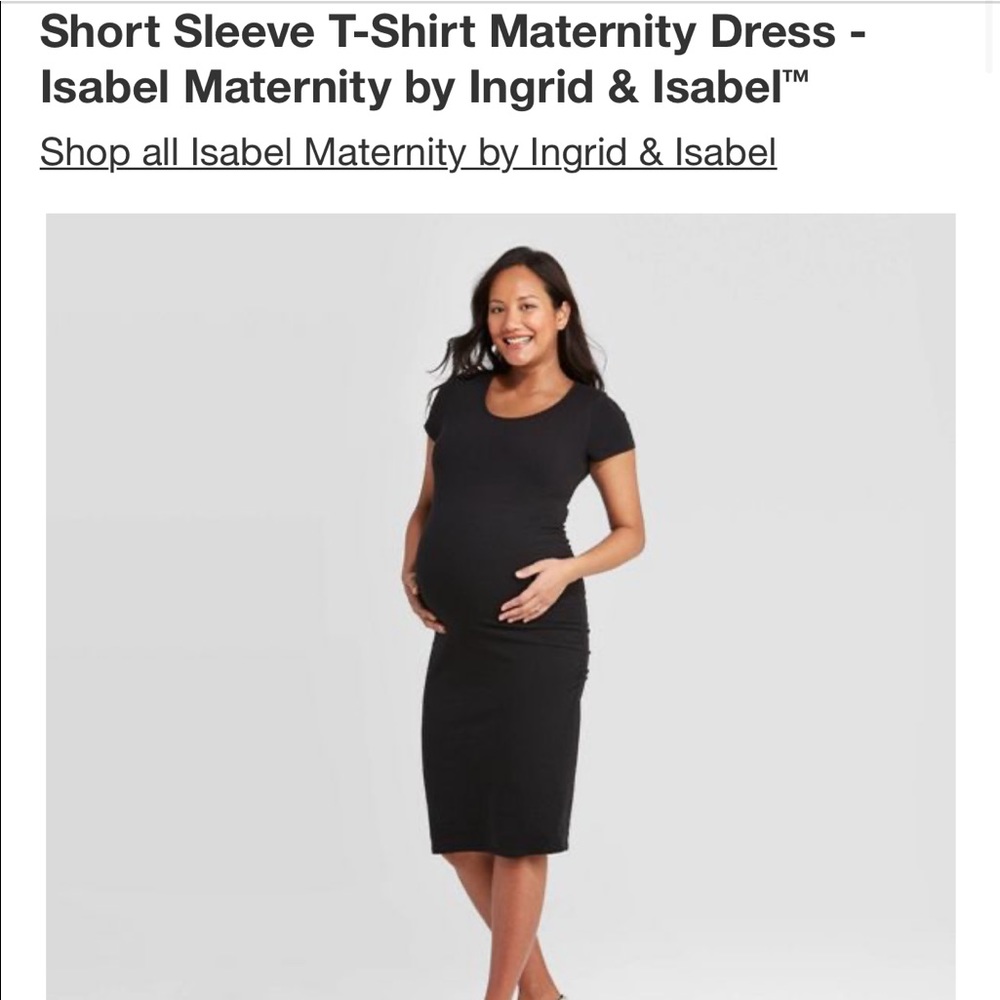*NWT* MATERNITY Scoop T-shirt Dress